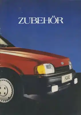Ford Zubehör Prospekt ca. 1985