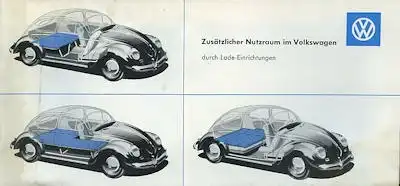 VW Käfer Sonder-Zubehör Prospekt ca. 1955