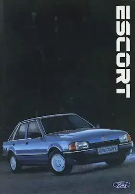 Ford Escort Prospekt 6.1986