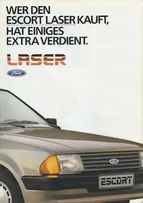 Ford Escort Laser Prospekt 7.1984
