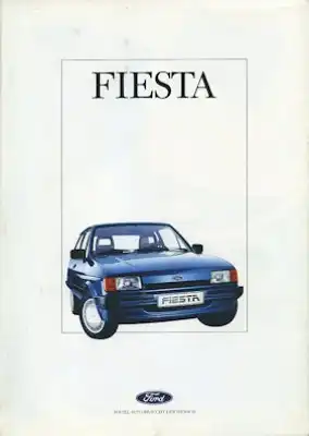 Ford Fiesta Prospekt 11.1986