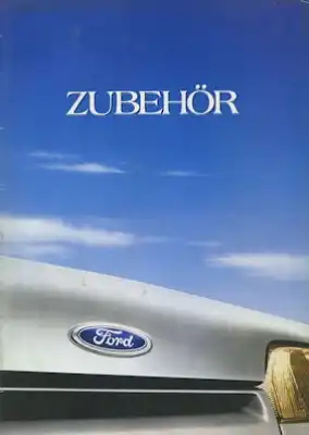 Ford Zubehör Prospekt 1980er Jahre