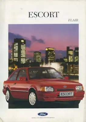 Ford Escort Flair Prospekt 10.1989