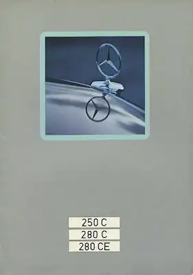 Mercedes-Benz 250 C 280 C CE Prospekt 4.1972 e