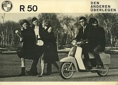 Puch R 50 Prospekt 4.1965