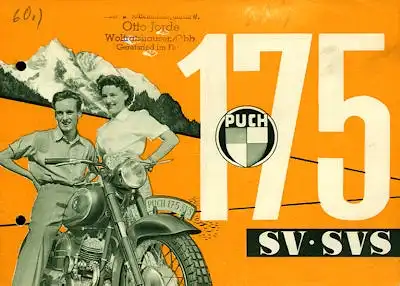 Puch 175 SV SGS Prospekt 1954