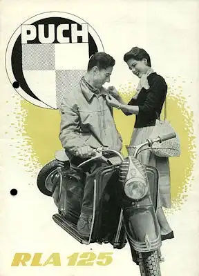 Puch RLA 125 Prospekt 9.1955