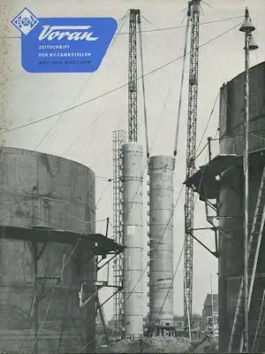 Voran Zeitschrift für BV Tankstellen 1954 Heft 1