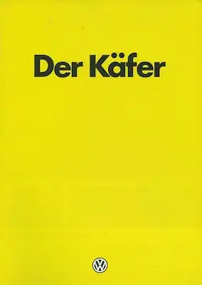 VW Käfer Prospekt 1.1981