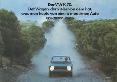 VW K 70 Prospekt 1.1971