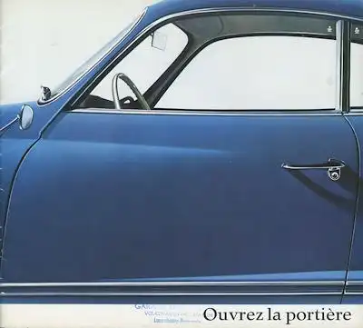 VW Karmann Ghia Typ 34 Prospekt 7.1962 f