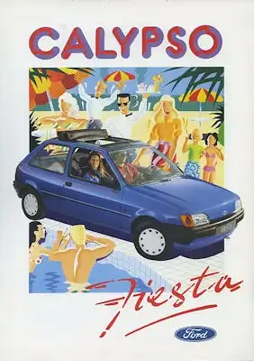 Ford Fiesta Calypso Prospekt 9.1991