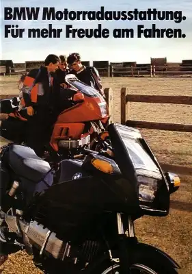 BMW Motorradausstattung Prospekt 1987