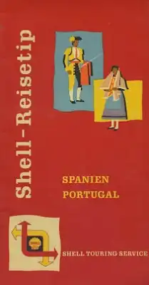 Shell Reisetip Spanien Portugal 1960