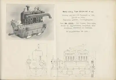 Cudell Motoren Katalog ca. 1910