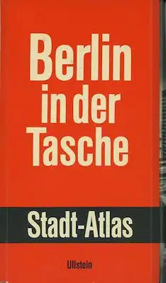 Ullstein Berlin in der Tasche Stadt-Atlas 1960er Jahre