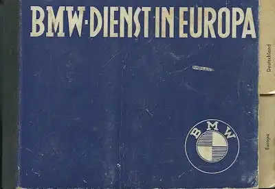 BMW Verzeichnis der Händler und Werkstätten 5.1963