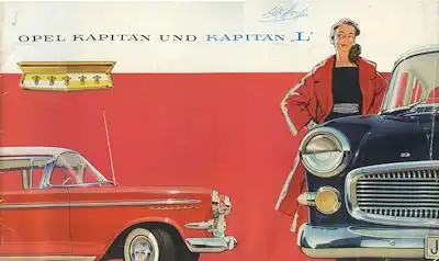 Opel Kapitän Prospekt 6.1958