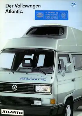 VW T 3 Atlantic Prospekt 1.1990