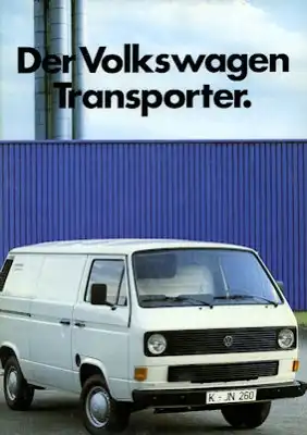 VW T 3 Transporter Prospekt 2.1983