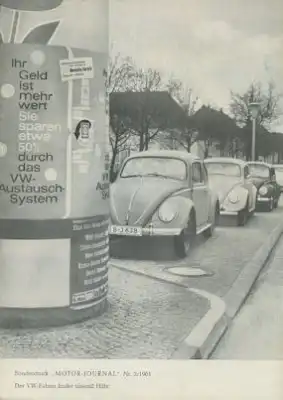 VW Kundendienst Prospekt 1961