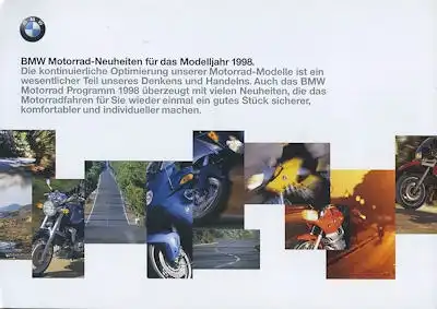 BMW Neuheiten 1998 Prospekt
