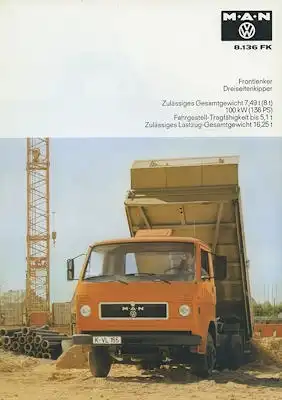 MAN 8.136 FK Prospekt 8.1980