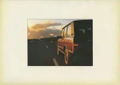 Range Rover Prospekt 12.1987