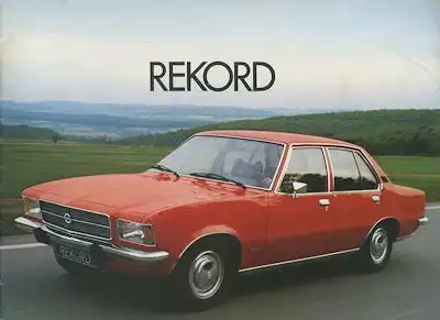 Opel Rekord D Prospekt 11.1974