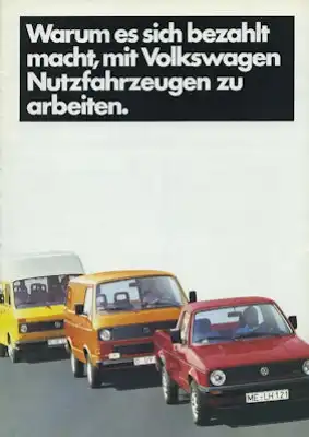 VW Nutzfahrzeuge Programm 3.1984