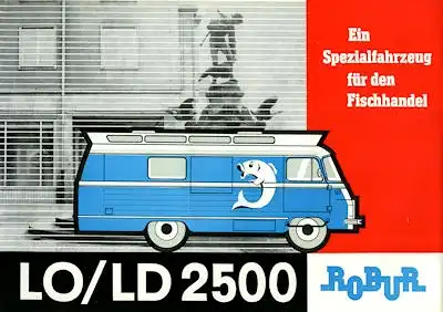 Robur LO LD 2500 Spez.-Fahrzeug Prospekt 1966