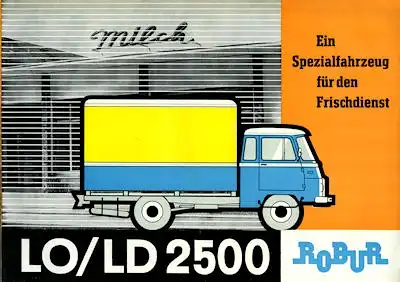 Robur LO LD 2500 Spez.-Fahrzeug Prospekt 1966