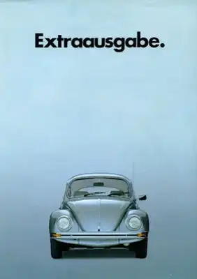 VW Käfer Prospekt Extraausgabe. 9.1983