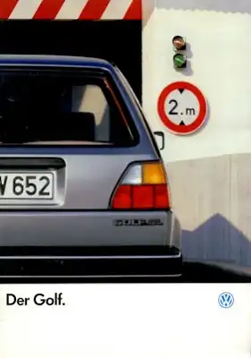 VW Golf 2 Prospekt 1.1987