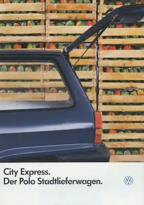 VW Polo City Express Prospekt 11.1985