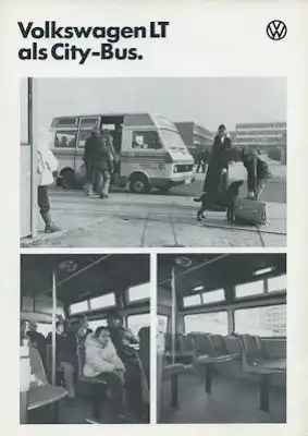VW LT City Bus Prospekt 9.1977