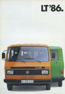 VW LT Prospekt 6.1985
