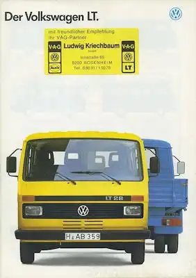VW LT Prospekt 11.1987
