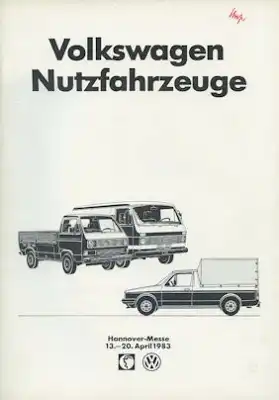 VW Nutzfahrzeuge Programm 4.1983