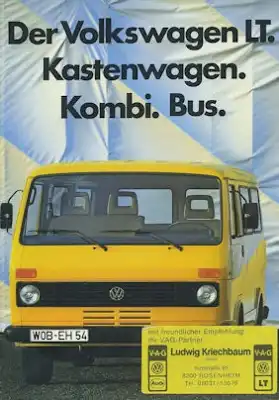 VW LT Prospekt 8.1984