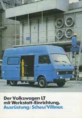 VW LT Werkstattwagen Prospekt 8.1980