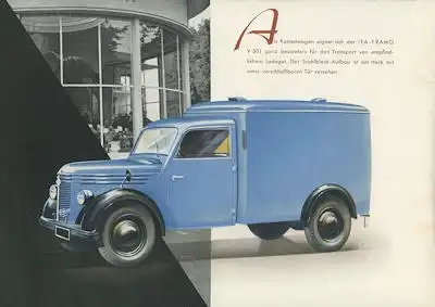 IFA Framo Typ V 501 Prospekt 3.1951