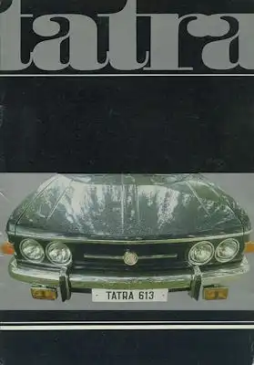 Tatra 613 Prospekt 1970er Jahre