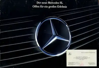 Mercedes-Benz Der neue SL Prospekt-Mappe 2.1989