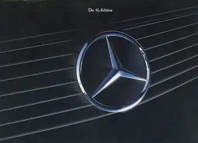 Mercedes-Benz SL Prospekt-Mappe 6.1989