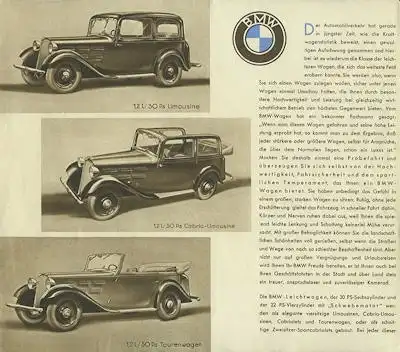 BMW Pkw Programm 2.1934