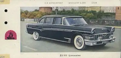 Zil 111 Prospekt 1960er Jahre