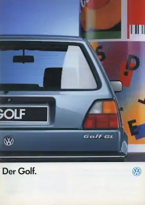 VW Golf 2 Prospekt 1.1988