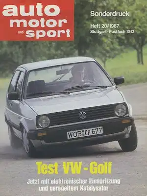 VW Golf 2 Test 10.1987