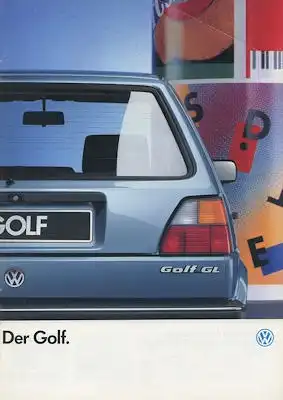 VW Golf 2 Prospekt 8.1988